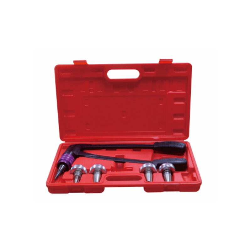 DL-1232-8-3 أداة توسيع الأنابيب اليدوية الحاصلة على براءة اختراع برأس دوار / مقبض منحني